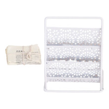 1/12 Miniature Bookstand Model Figurine Newspaper Rack-White