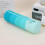 Cylinder Silicone Pencil Case Zippered Pencil-gradient pink 3