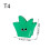 Fun Cute Magnetic Refrigerator Clip for Memos-white cloud 4