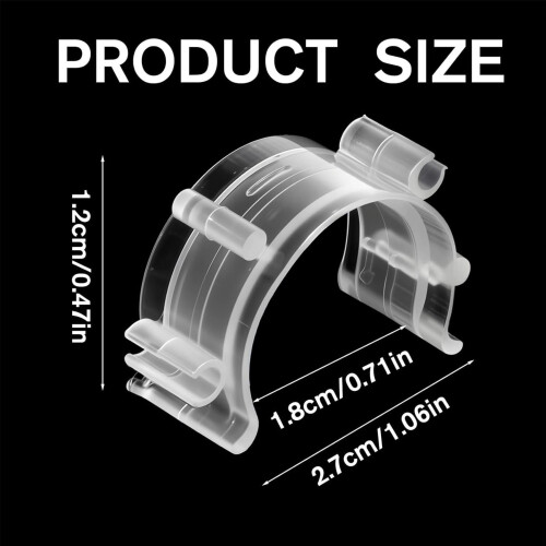 50PCS Clear Plastic Sewing Bobbin Clips Bobbin Organiser for 2