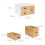 Bamboe ladebox - 3 ruime lades, veelzijdige organizer 4