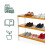 Bamboo Shoe Rack, 3-Tier, Space-Saving Design 5