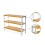 Bamboo Shoe Rack, 3-Tier, Space-Saving Design 6