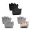 Short Workout Gloves Full Palms Protection for Men-Black M 2