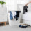 Bamboe wasmand, 2 vakken, dubbele compartimenten 3