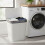 Bamboe wasmand, 2 vakken, dubbele compartimenten 5