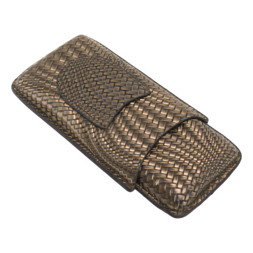 Leather Cigar Case for3Cigars, 17x9cm 1