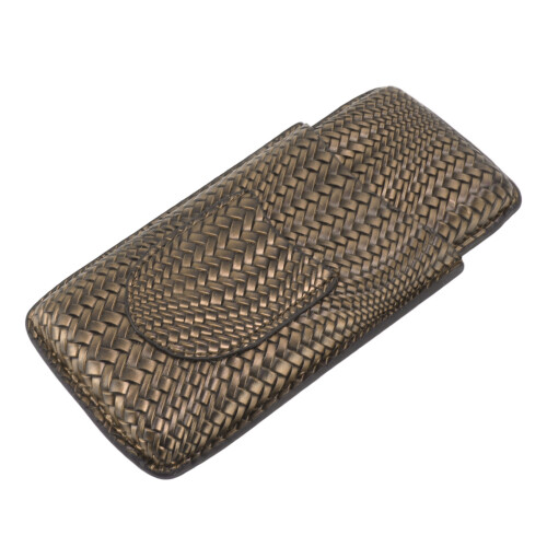 Leather Cigar Case for3Cigars, 17x9cm 2