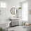 Mueble de baño alto con estantes ajustables 2
