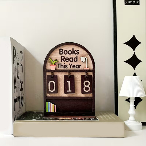 Wooden Reading Trackers Reading Aid for Clear Visual Progress-B 1