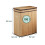 Bamboe wasmand, 2 compartimenten, opvouwbaar 4