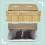 Bamboe wasmand, 2 compartimenten, opvouwbaar 5