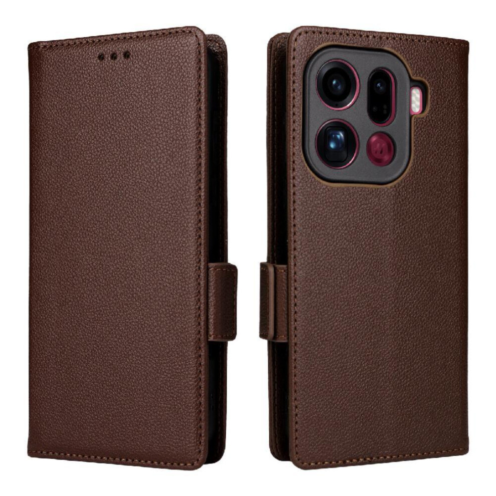 Magnetic Wallet Flip Case For Oppo Find X9 Pro 764563812929