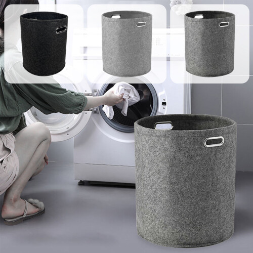 Polyester Laundry Basket with Handles, 33x30x30cm