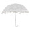 Parasol en dentelle blanche – 48 cm pliable 1