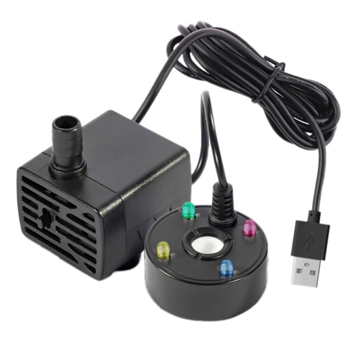 Mini USB Fogger with LED Lights and Adjustable Mist