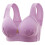 Wire-Free Front-Button Bra for Women, Size 36–46 1