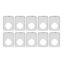 Münzhalter-Set PS Transparent 10 Stück