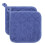 Topflappen aus Baumwollfrottee, 2er-Pack, Blau 1