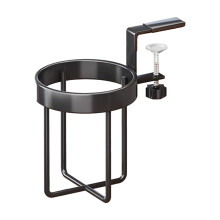 Porte-gobelet Gallickan noir, fixation latérale de bureau