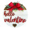 3D Hello Valentine trædørophæng 1