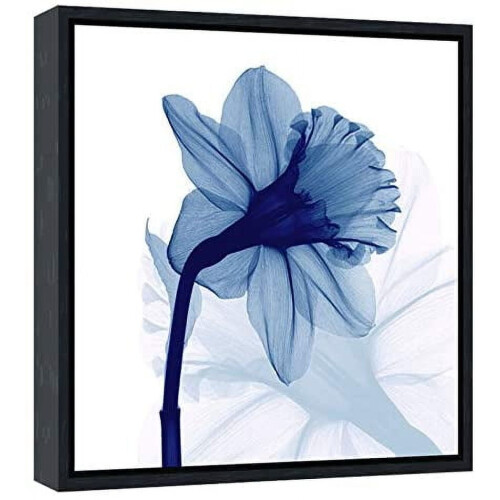 Blue Romance Canvas Wall Art Set 30x30cm 4-Piece