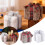 Festive Plush Holiday Decor Box – Cloth, Tabletop or 5