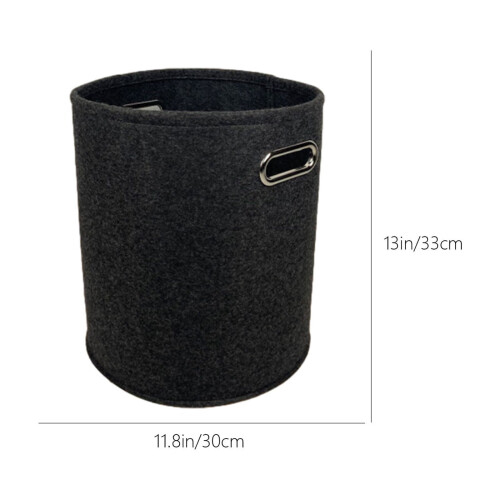 Polyester Laundry Basket with Handles, 33x30x30cm 2