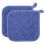 Topflappen aus Baumwollfrottee, 2er-Pack, Blau 5