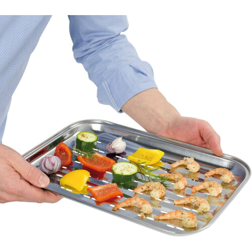 Plateaux de cuisson jetables en aluminium pour barbecue avec trous 2