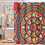 Mandala Shower Curtain – Bohemian Floral, Polyester, 2