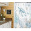 Ocean Theme Shower Curtain 47x64 in Polyester with 12 Hooks 5