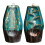 Ceramic Backflow Incense Burner Straight Grain Double-Sided 5