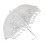 Parasol en dentelle blanche – 48 cm pliable 2