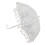 Parasol en dentelle blanche – 48 cm pliable 5