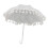 Parasol en dentelle blanche – 48 cm pliable 7