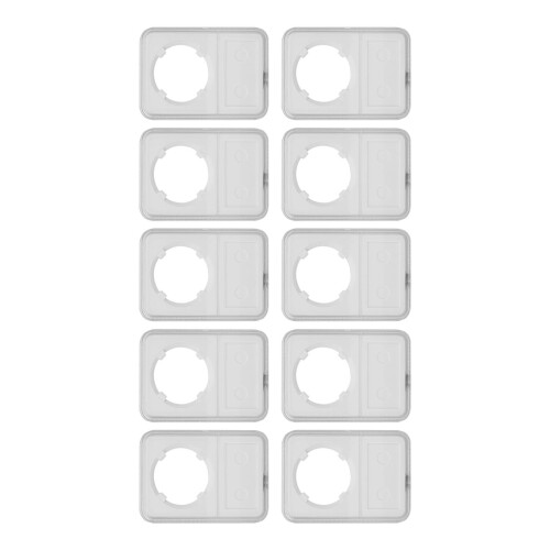 Münzhalter-Set PS Transparent 10 Stück 1