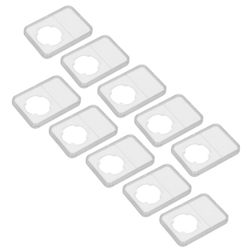 Münzhalter-Set PS Transparent 10 Stück 2