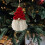 Handmade Macrame Gnome Ornament – Red, 15x9cm 2