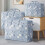 Large Non-Woven Storage Bag with Double Zipper – Blue 2