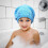 Microfiber Hair Drying Cap with Bow Knot for Curly Hair 3