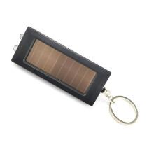 Petite lampe de poche solaire LED haute luminosité,-Noir
