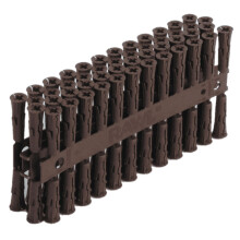 (30mm x 7mm, Black) Rawlplug Universal Wall Plug (Pack Of 96)