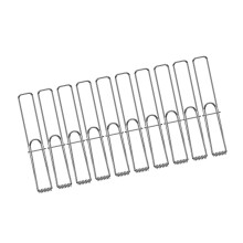 Stainless Steel Flat BBQ Clip Short Vegetable Fork-S