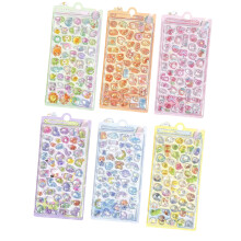 6Pcs SelfAdhesive Embossed Stickers Easy To Apply On Walls Books