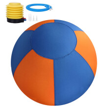 Felgekleurde interactieve hondenspeelgoedbal-Twee kleuren 55cm