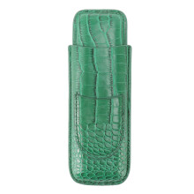 Leather Cigar Case Holder for2Cigars