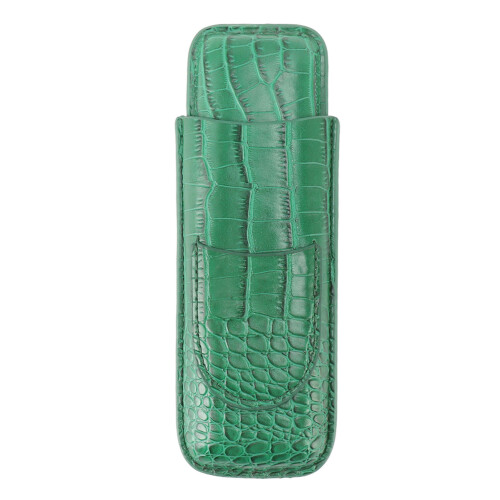 Leather Cigar Case Holder for2Cigars