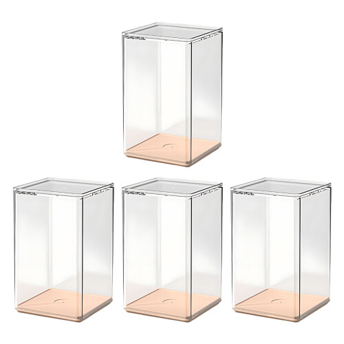 Kirkas akryylinen vitriini kansilla, 4 kpl