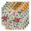 Wild Floral Polyester Cloth Napkins 4 Pack 1
